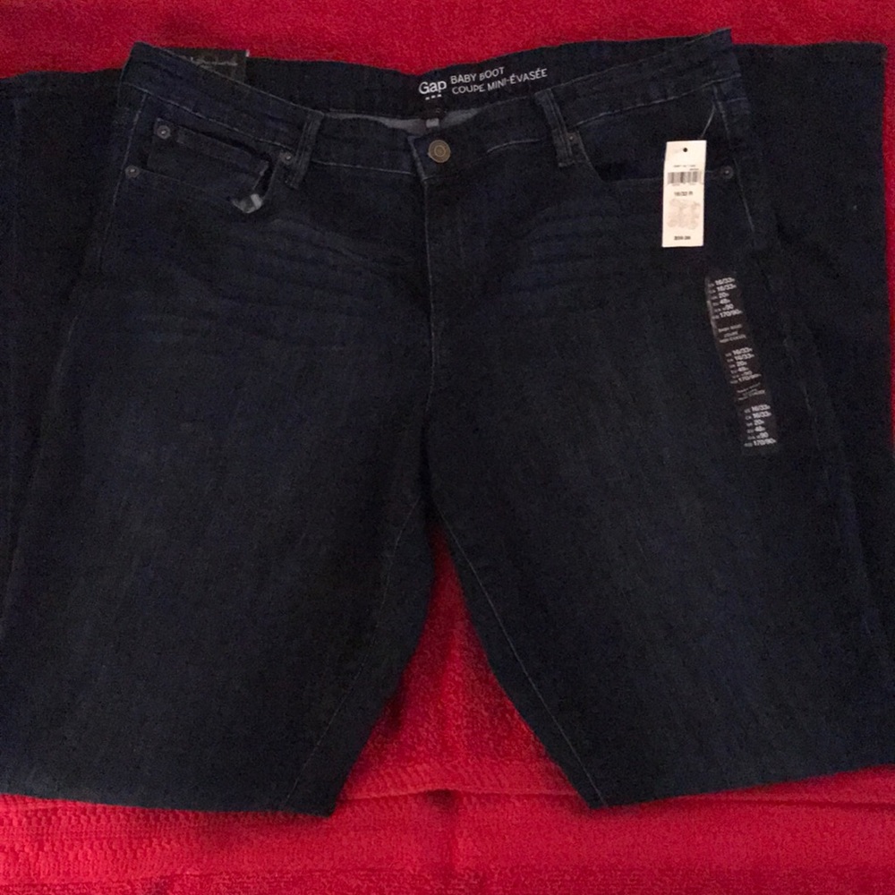 Brand New GAP Bootcut Jeans, Dark Blue